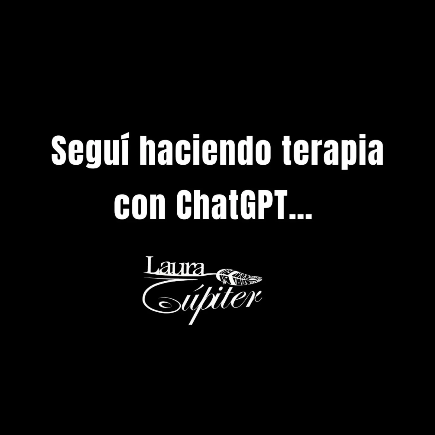 Seguí haciendo terapia con ChatGPT…